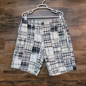 Vtg American Eagle Chino Shorts Size 36 Measures 34 Madras Plaid Cotton Y2K